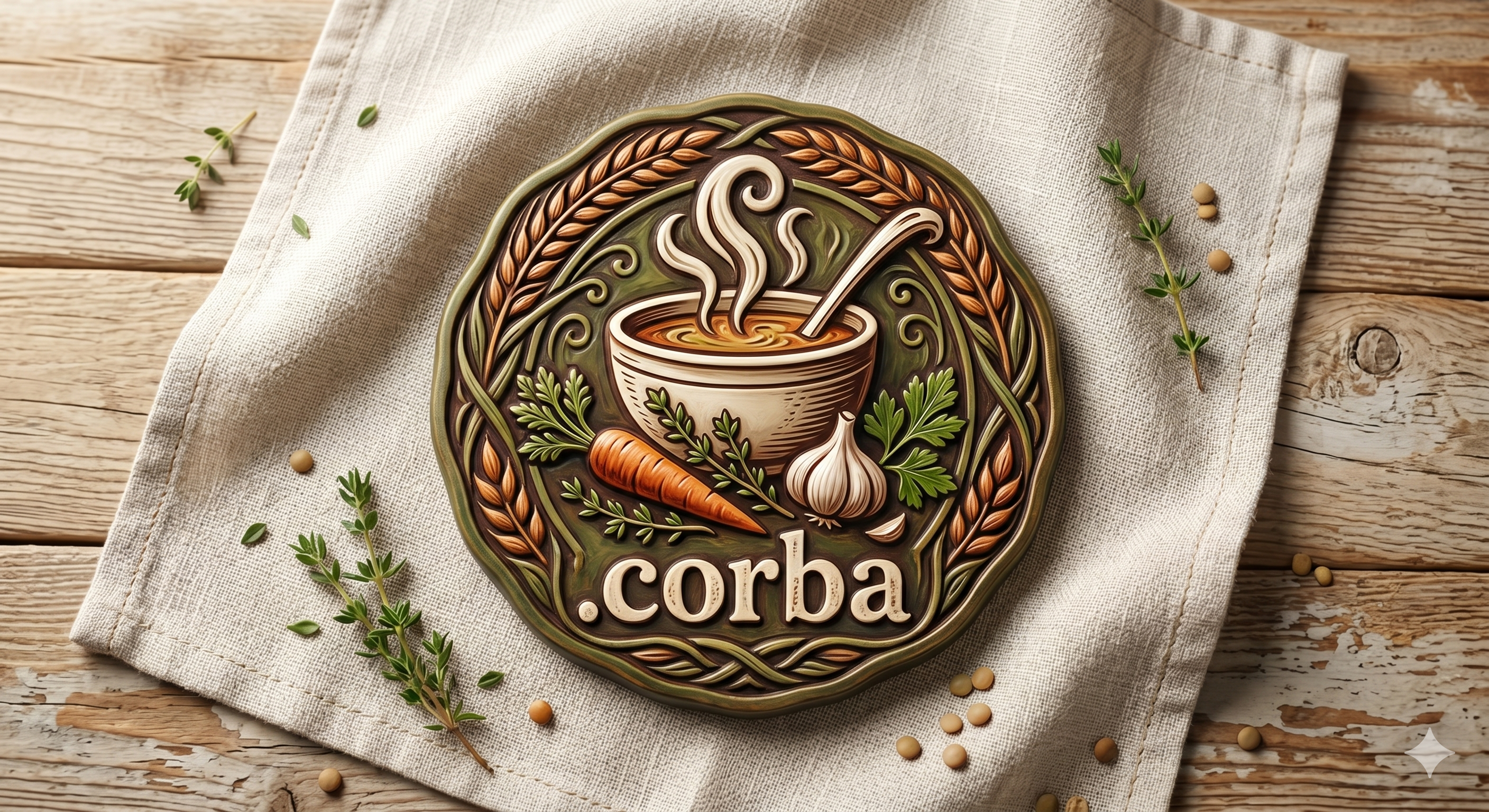 .corba: Dijitalde Gastronomi Sektörünün Merkezi logosu