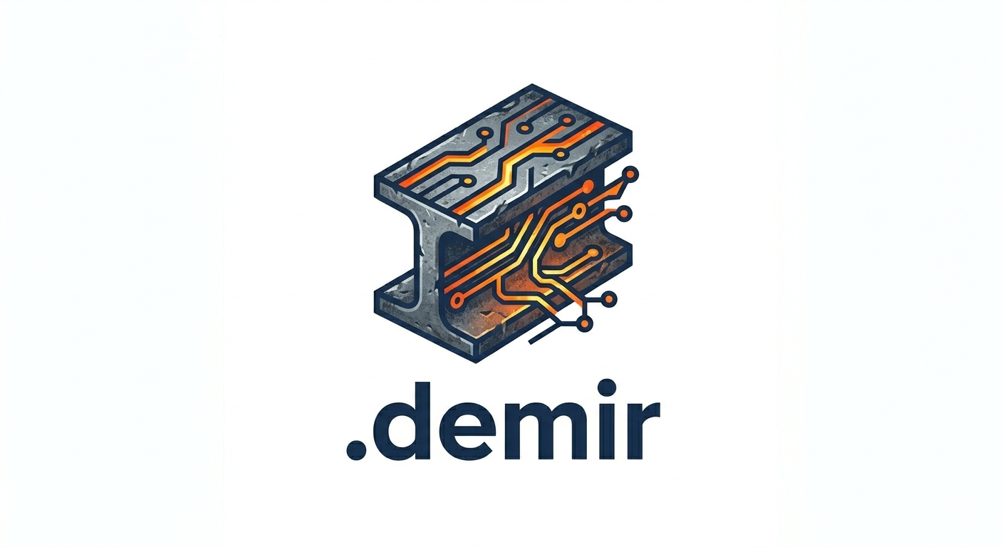 .demir Üst Seviye Alan Adı (gTLD) ve Dijital Tapu Dairesi Vizyonu logosu