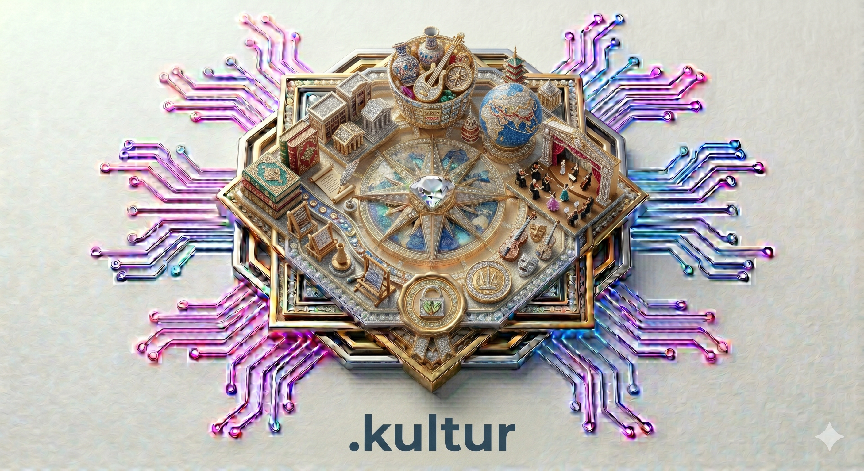 .kultur: Türkiye'nin Kültürel Mirasını Dijital Egemenliğe Dönüştürmek logosu
